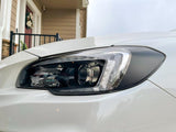 Special Edition Dark Smoke Stealth Headlight Overlays - 2015-2020 WRX / STI