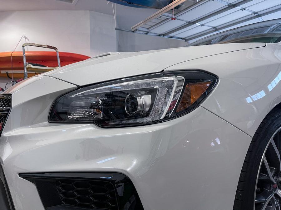 Special Edition Dark Smoke Stealth Headlight Overlays - 2015-2020 WRX / STI