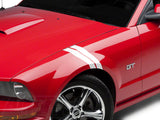 Speedform Hash Marks; White; Left Side (05-09 Mustang)