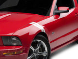Speedform Hash Marks; White; Left Side (05-09 Mustang)