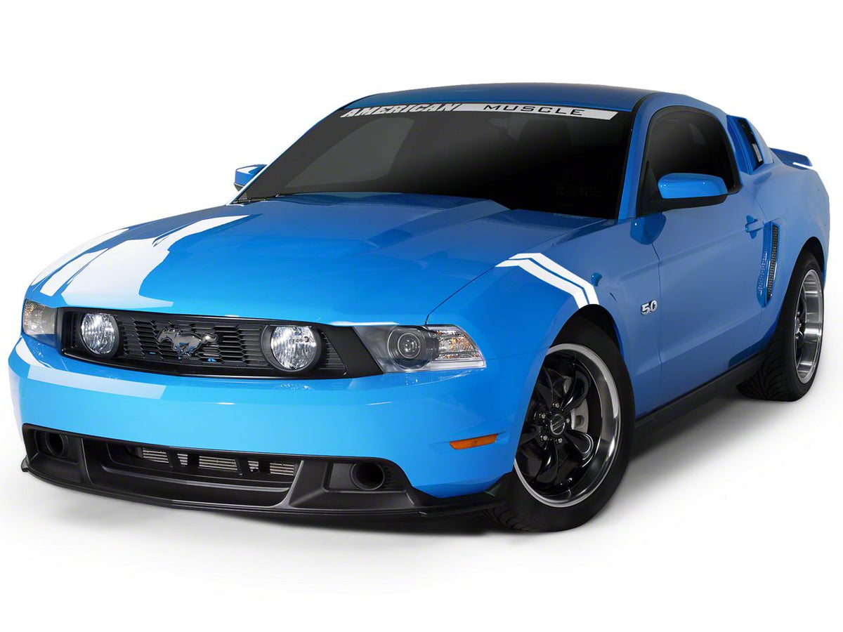 SpeedForm Hash Marks; White; Left Side (10-14 Mustang)