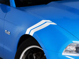 SpeedForm Hash Marks; White; Right Side (10-14 Mustang)