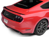 SpeedForm Upper Rear Deck Decal; Gloss Black (24-26 Mustang)