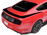 SpeedForm Upper Rear Surround Decal; Gloss Black (24-26 Mustang)