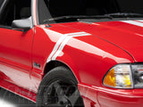 SpeedForm Hash Marks; White; Left Side (79-93 Mustang)