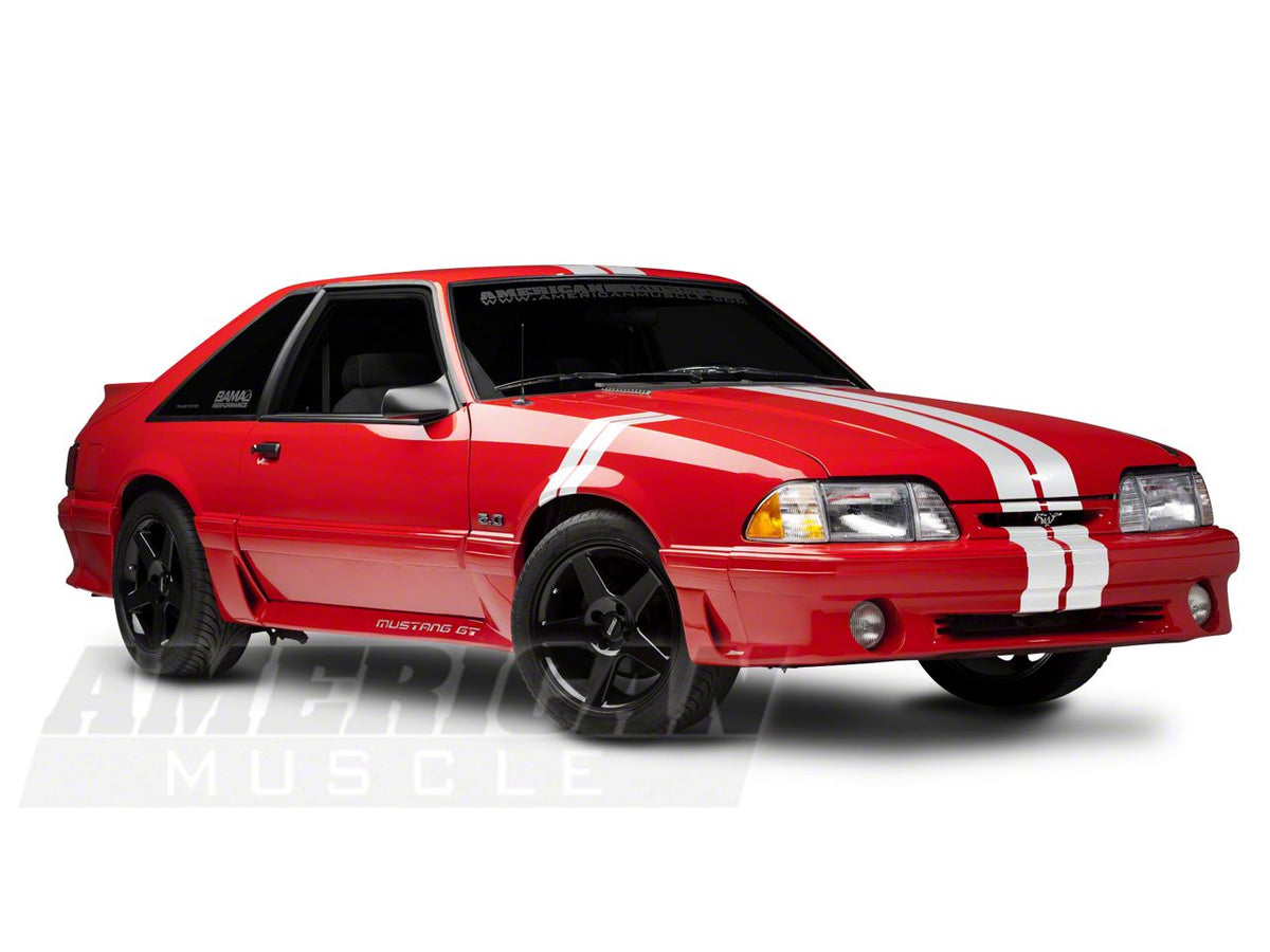 SpeedForm Hash Marks; White; Left Side (79-93 Mustang)