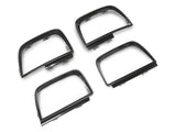 SpeedForm Tail Light Bezels; Gloss Black (10-13 Camaro)