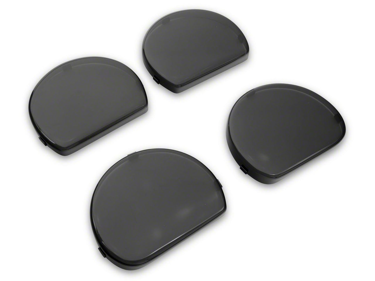 SpeedForm Headlight Covers; Smoked (15-23 Challenger)