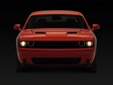 SpeedForm Headlight Covers; Smoked (15-23 Challenger)