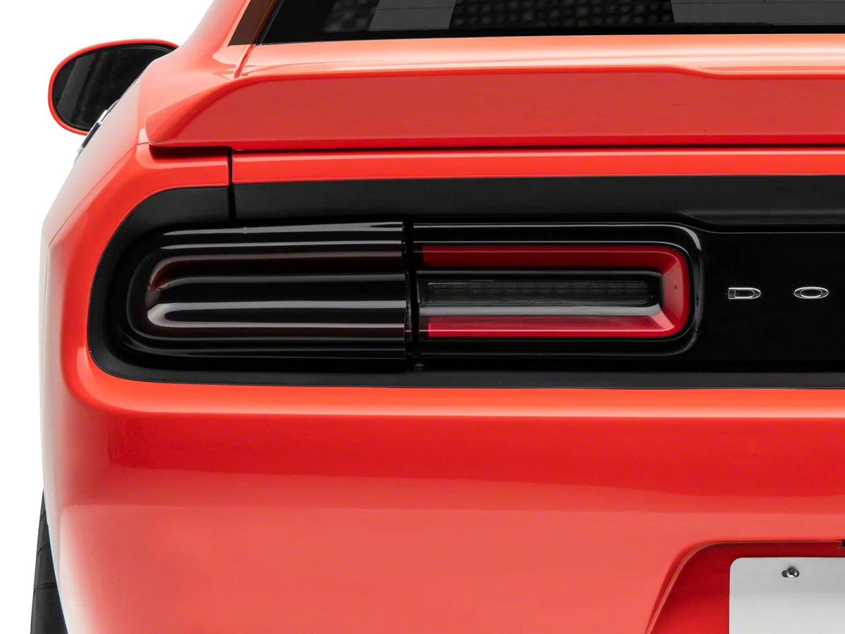 SpeedForm Tail Light Covers; Smoked (15-23 Challenger)