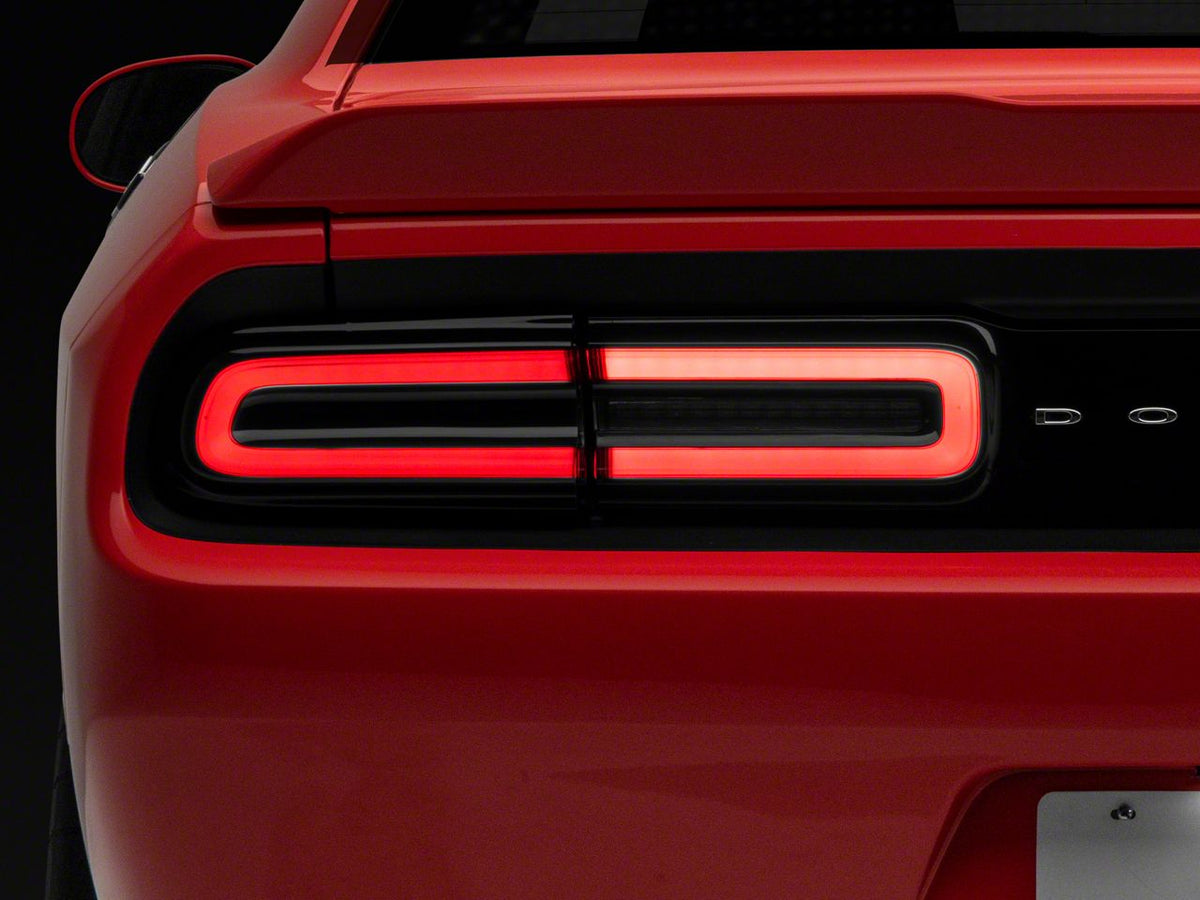 SpeedForm Tail Light Covers; Smoked (15-23 Challenger)