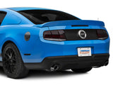 Speedform Quarter Window Louvers; Matte Black (10-14 Mustang Coupe)