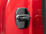 SpeedForm Door Lock Trim; Black (21-26 Mustang Mach-E)