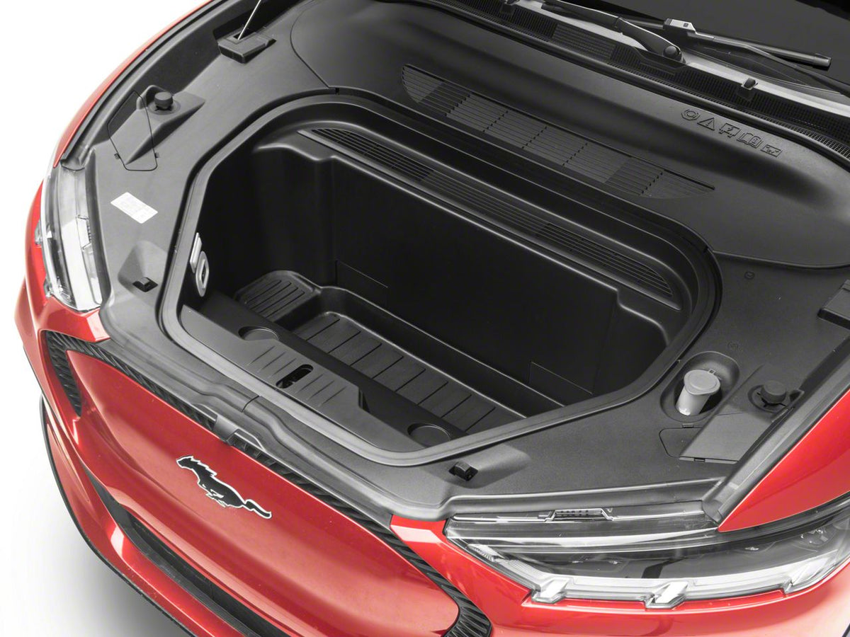 SpeedForm Molded Front Trunk Liner; Black (21-24 Mustang Mach-E)