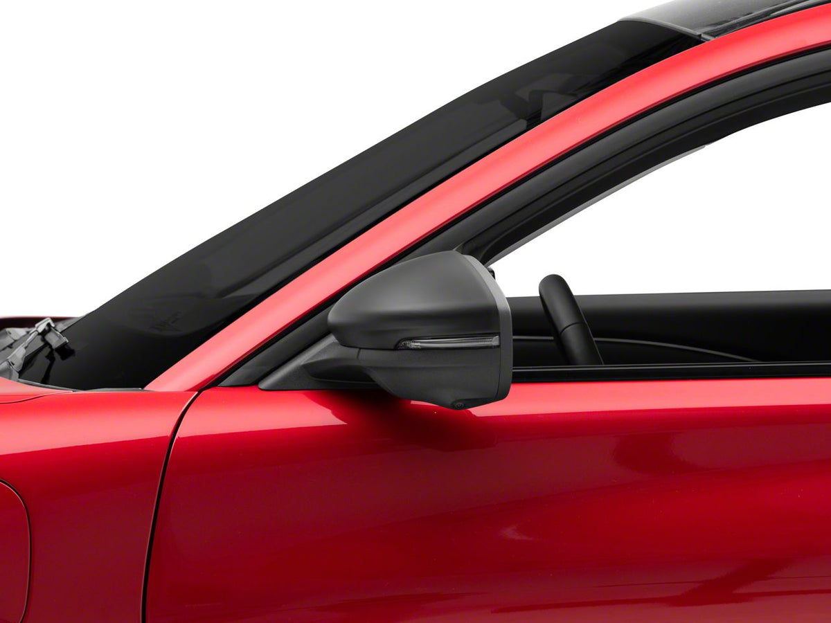 SpeedForm Side Mirror Covers; Matte Black (21-25 Mustang Mach-E)