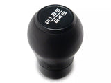 Speedform 6-Speed Leather Shift Knob; Black (24-26 Mustang Gt, Dark Horse)