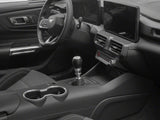 Speedform 6-Speed Leather Shift Knob; Silver (24-26 Mustang Gt, Dark Horse)