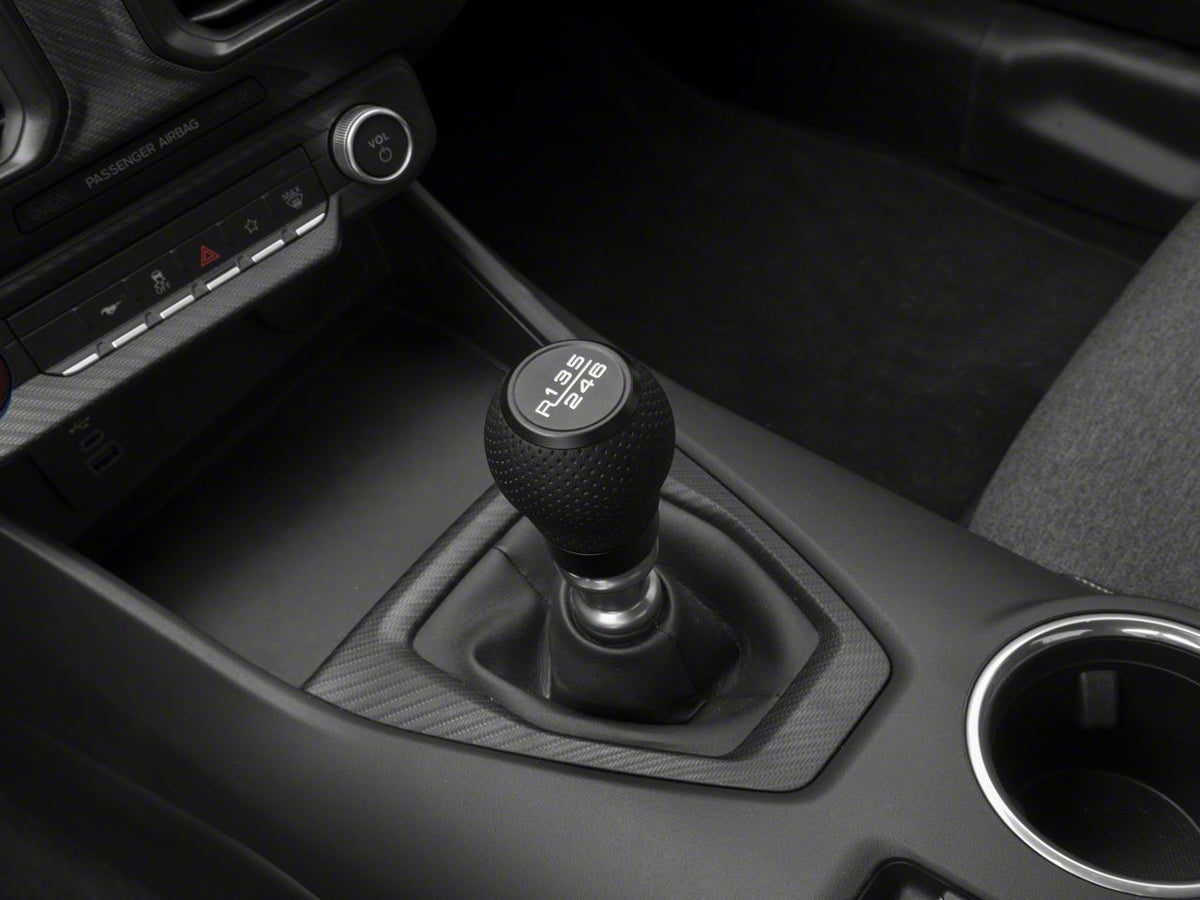 Speedform 6-Speed Shift Knob; Black (24-26 Mustang Gt, Dark Horse)