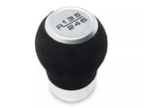 Speedform 6-Speed Suede Shift Knob; Silver (24-26 Mustang Gt, Dark Horse)