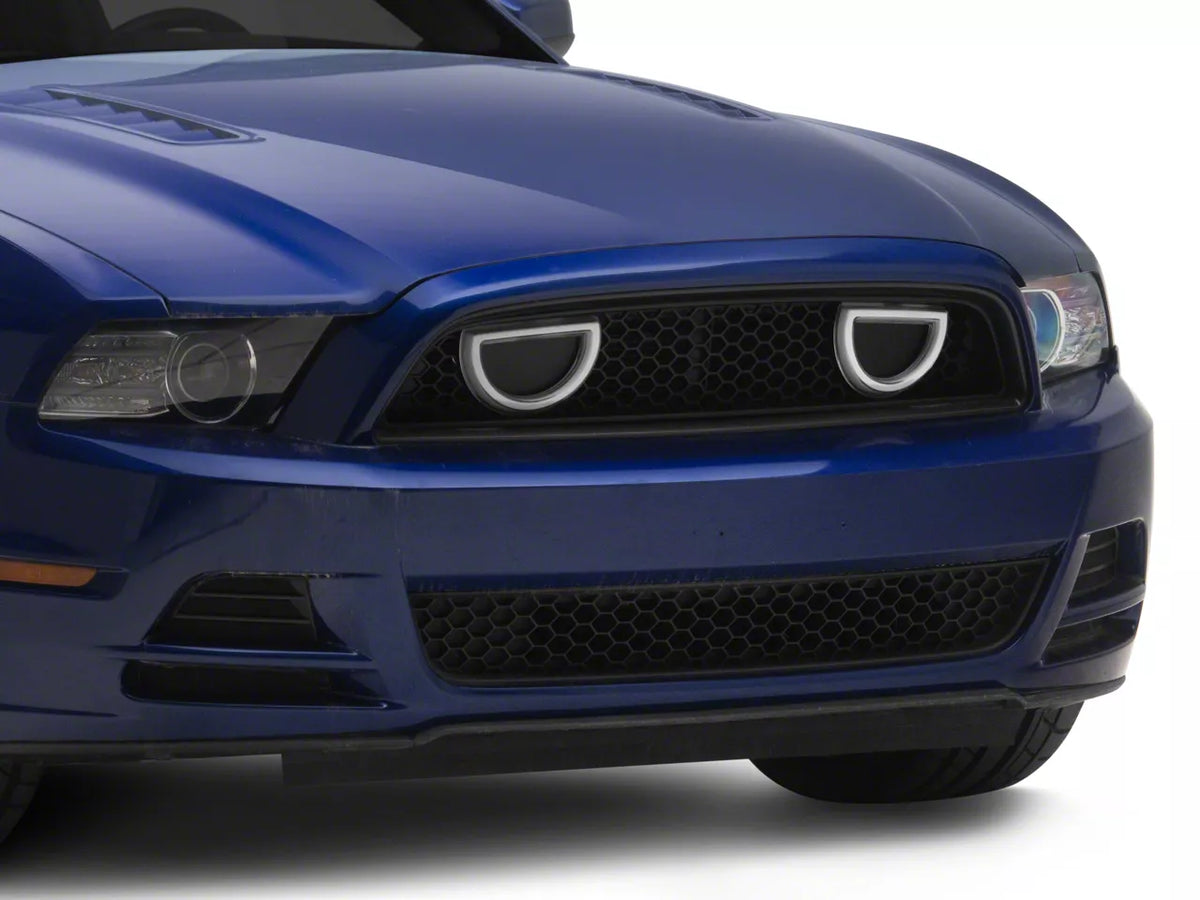SpeedForm Boss 302 Style Grille; Black (13-14 Mustang GT, V6)