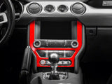 SpeedForm Center Console Trim; Red (15-23 Mustang)