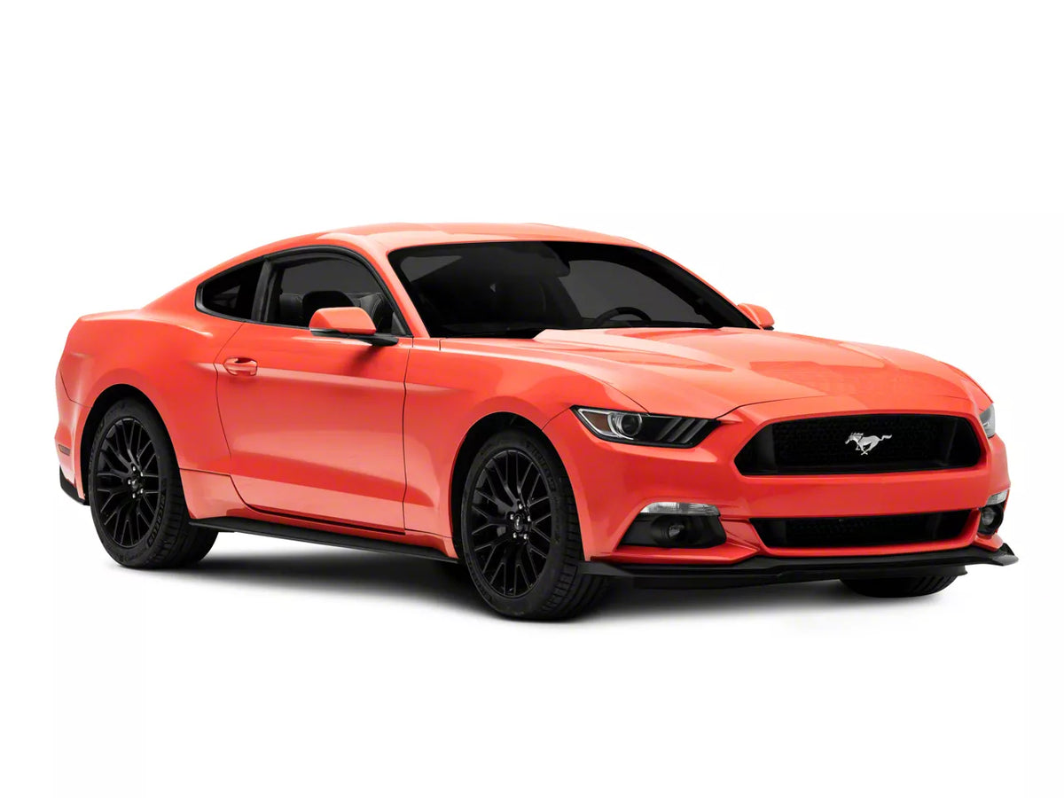 SpeedForm Chin Spoiler Lip; Matte Black (15-17 Mustang GT w/o Performance Pack, EcoBoost w/o Performance Pack, V6)