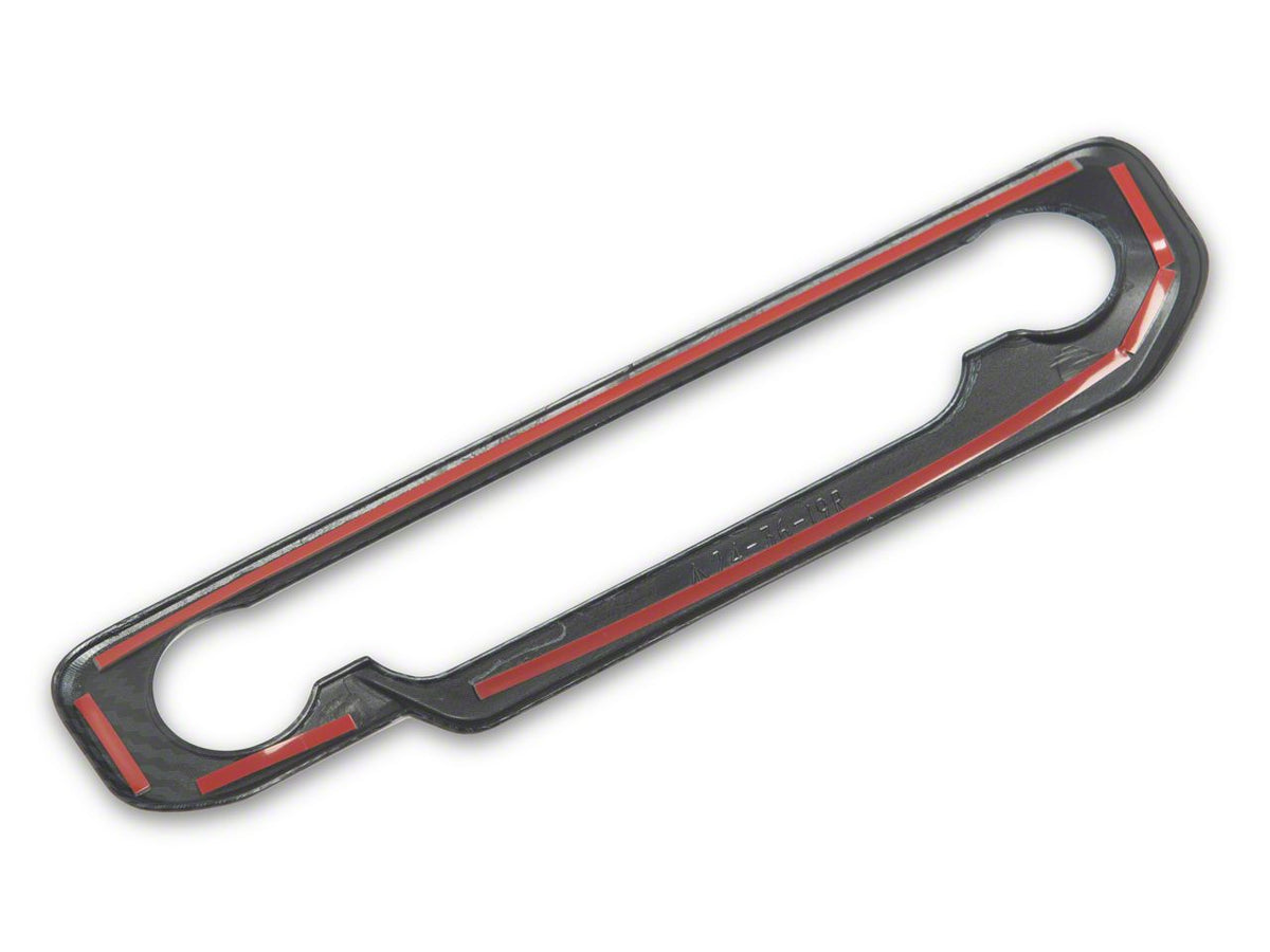 Speedform Dashboard Switch Panel Trim; Carbon Appearance (24-26 Mustang)