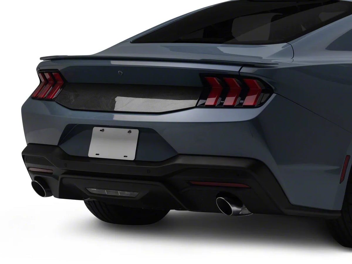 SpeedForm Decklid Panel; Carbon Appearance (24-26 Mustang)