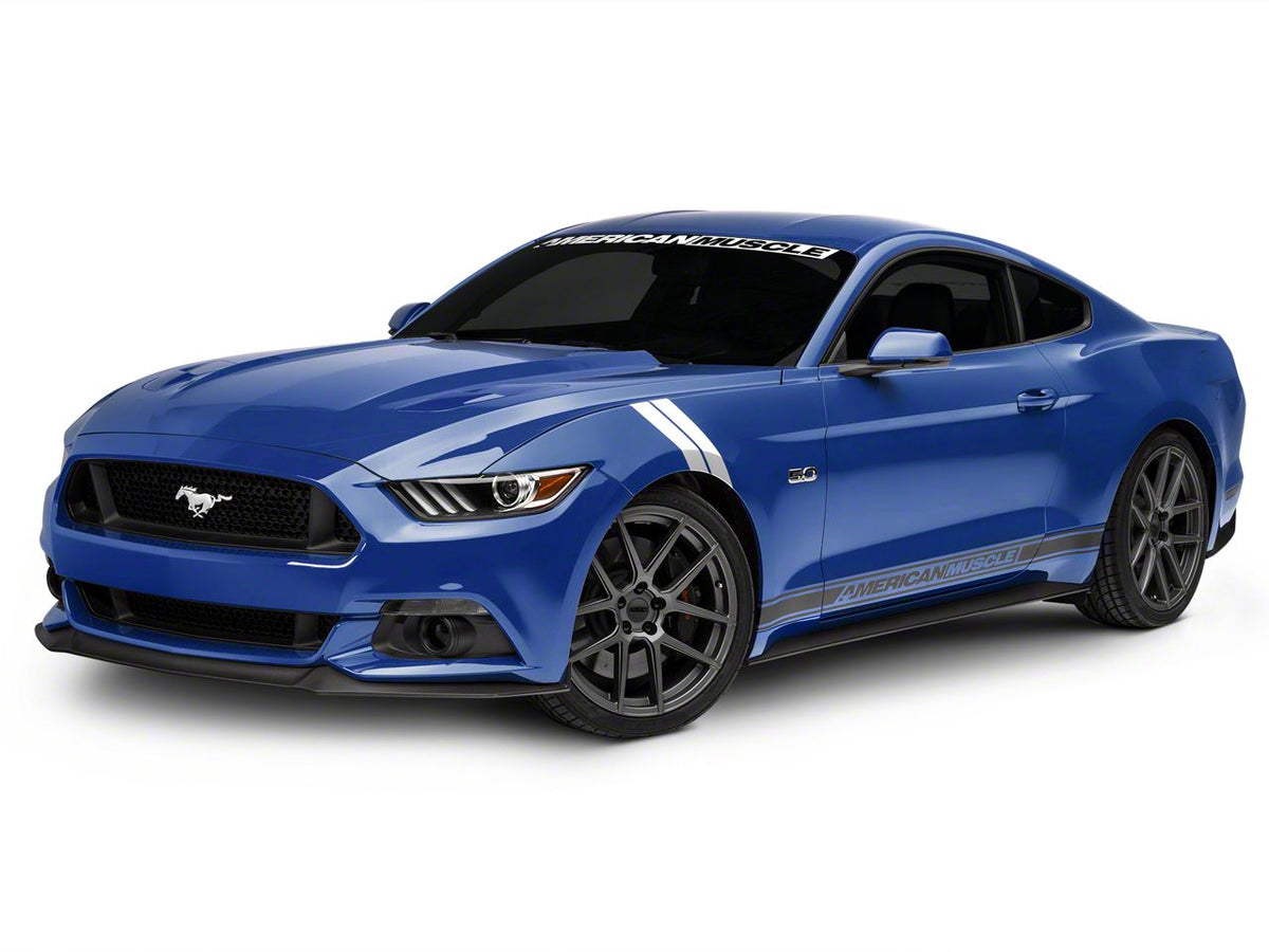SpeedForm Hash Marks; White; Left Side (15-23 Mustang)