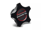 SpeedForm Modern Billet Oil Cap; Black (18-23 Mustang GT)