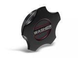 SpeedForm Modern Billet Washer Fluid Cap; Black (05-10 Mustang)