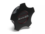 SpeedForm Modern Billet Washer Fluid Cap; Black (10-14 Mustang)
