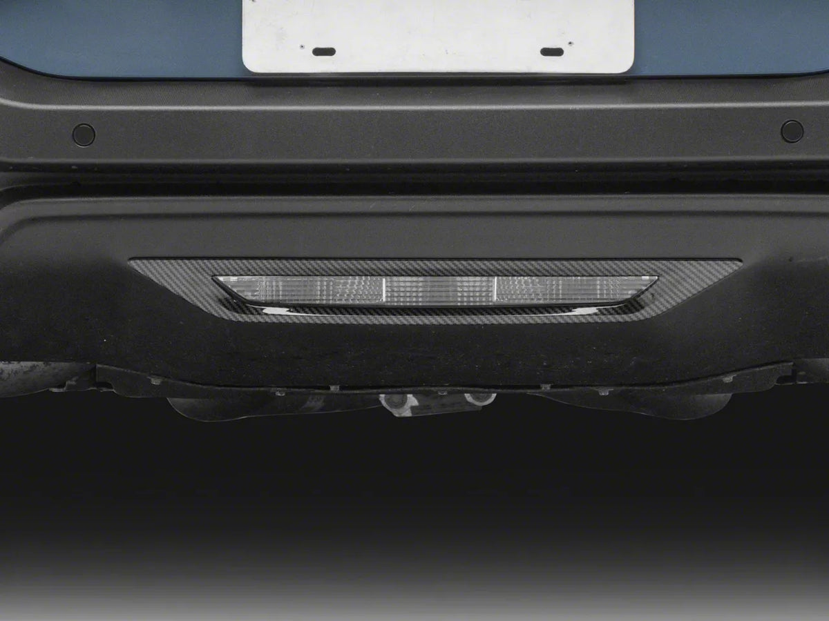 SpeedForm Reverse Light Trim; Carbon Appearance (24-26 Mustang)