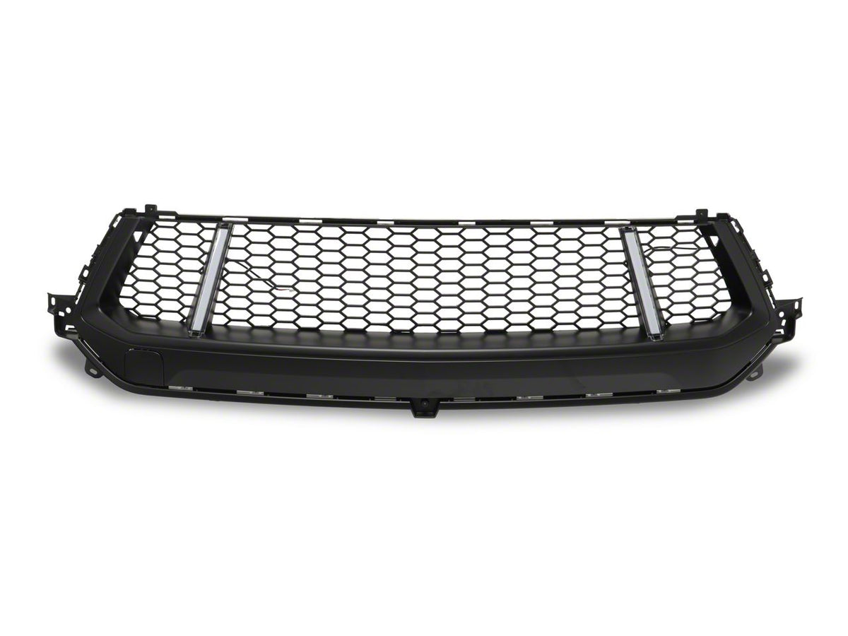 Speedform St Led Upper Grille; Black (24-26 Mustang Gt, Ecoboost)