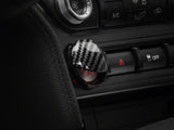 SpeedForm Start Button Cover; Carbon Fiber (15-23 Mustang)