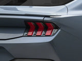 Speedform Tail Light Border Trim; Carbon Appearance (24-26 Mustang)