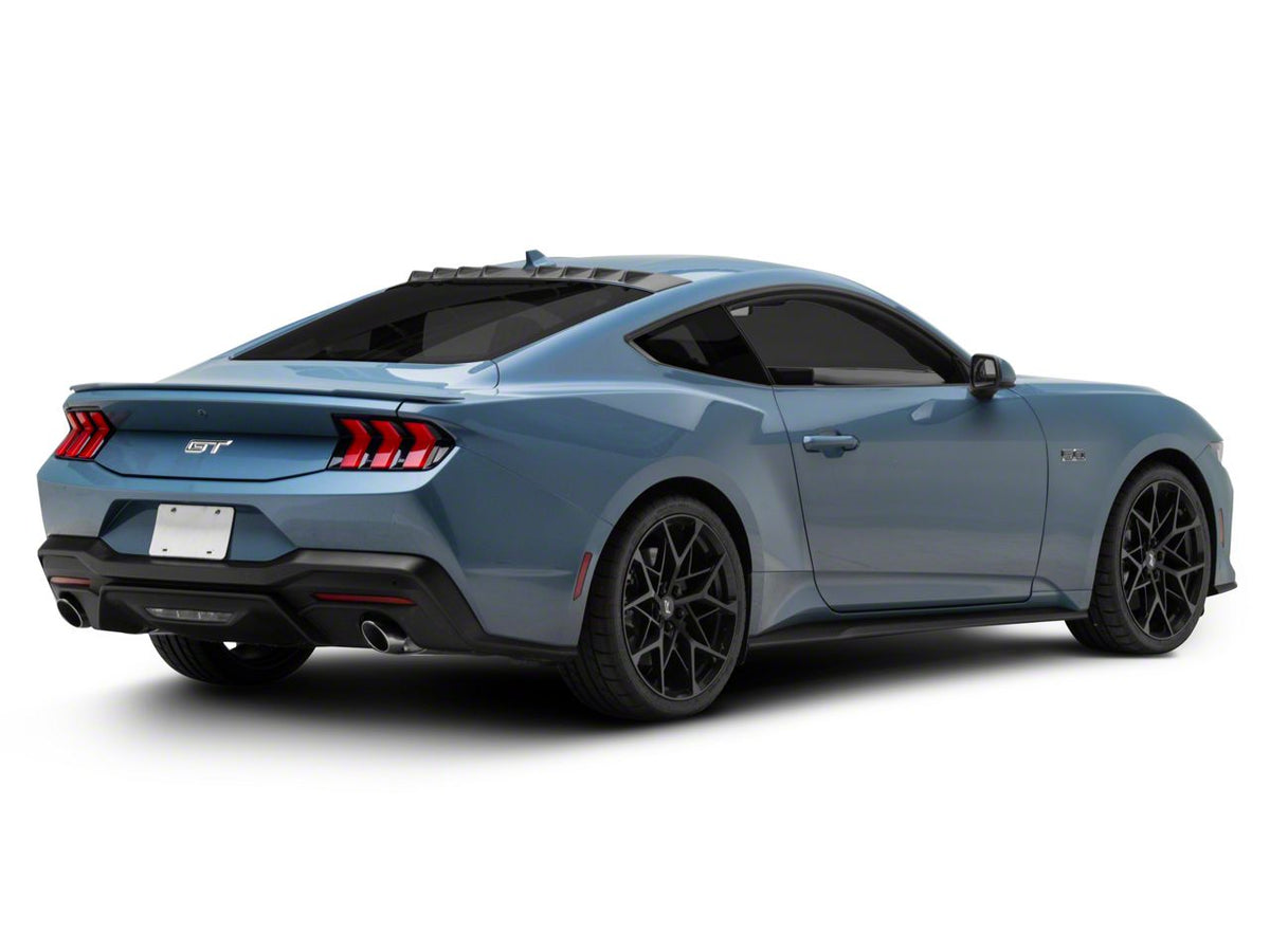 Speedform Vortex Generator; Matte Black (24-25 Mustang Fastback)