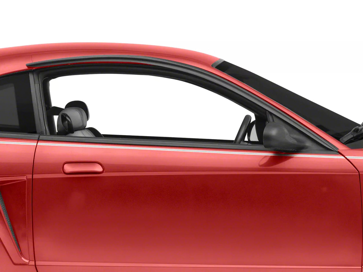 SpeedForm Window Deflectors; Smoked (94-04 Mustang Coupe)