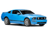 SpeedForm Quarter Window Louvers; Gloss Black (05-09 Mustang Coupe)