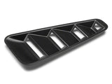 SpeedForm Quarter Window Louvers; Gloss Black (05-09 Mustang Coupe)
