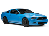 Speedform Quarter Window Louvers; Matte Black (10-14 Mustang Coupe)