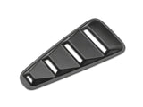 Speedform Quarter Window Louvers; Matte Black (10-14 Mustang Coupe)