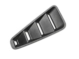Speedform Quarter Window Louvers; Matte Black (10-14 Mustang Coupe)