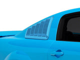 Speedform Quarter Window Louvers; Pre-Painted (05-14 Mustang Coupe)