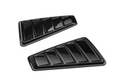 Speedform Quarter Window Louvers; Pre-Painted (05-14 Mustang Coupe)