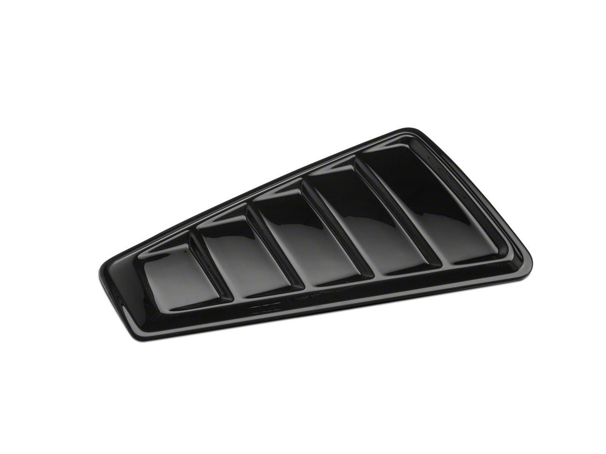 Speedform Quarter Window Louvers; Pre-Painted (05-14 Mustang Coupe)