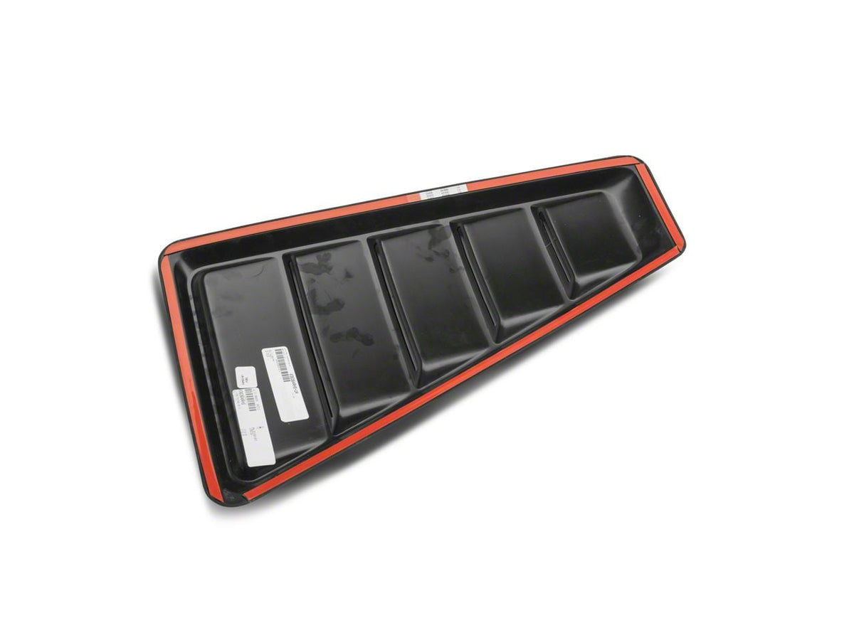 Speedform Quarter Window Louvers; Pre-Painted (05-14 Mustang Coupe)