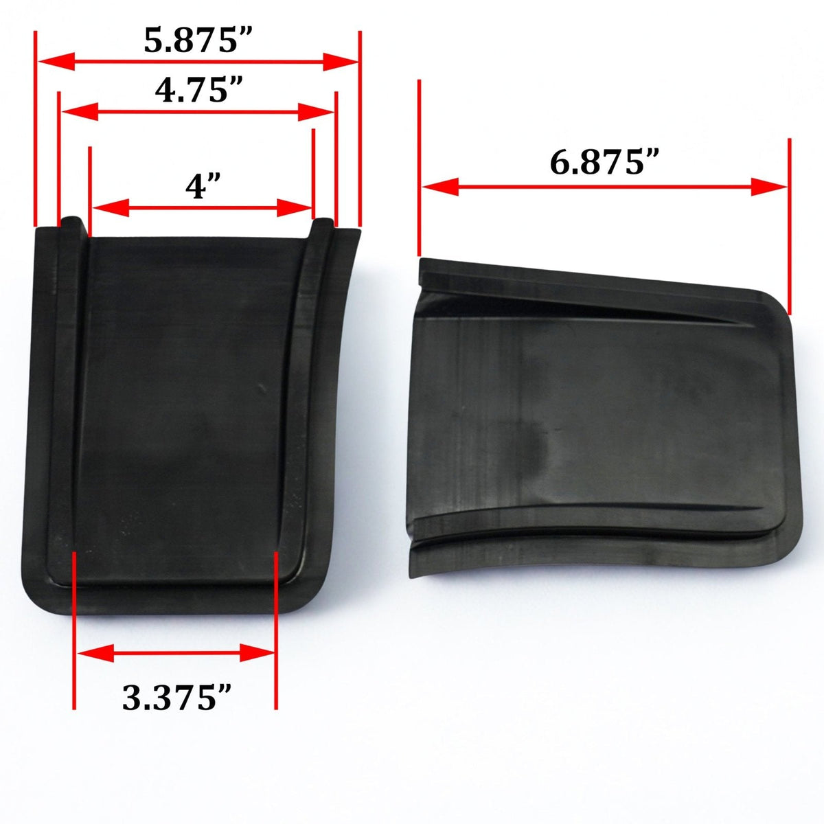 Splitter Ramps / Air Ducts (Pair) - Custom Made to Your Splitter Thickness