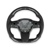 TESERY Sport Carbon Fiber Steering Wheel for Tesla Model 3 / Y【Style 25】