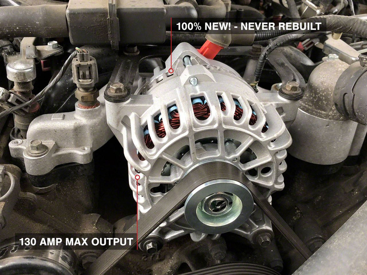 SR Performance Alternator; 130 Amp (99-04 Mustang GT)
